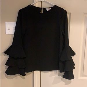 Tcec Medium ruffle sleeve top